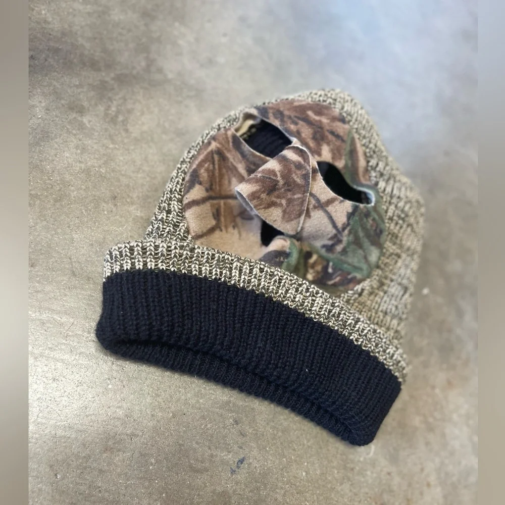 Hunting beanie face mask